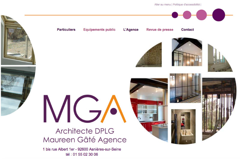 Site MGA-architecte, Agence Maureen Gâté