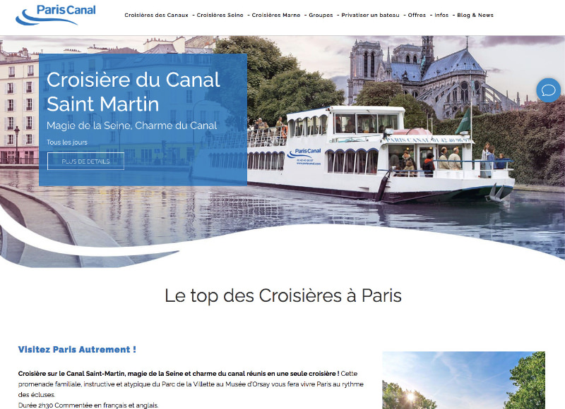 Croisières sur la Seine de Paris Canal