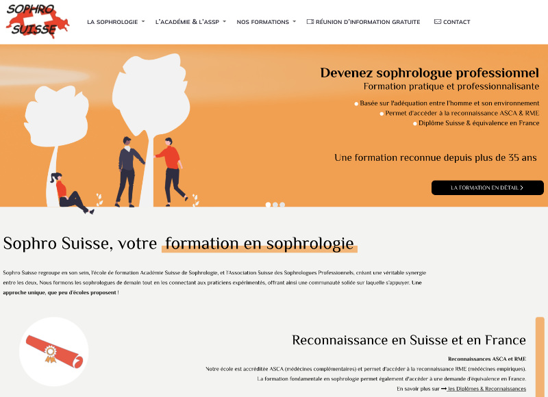 Site Sophrologie Suisse